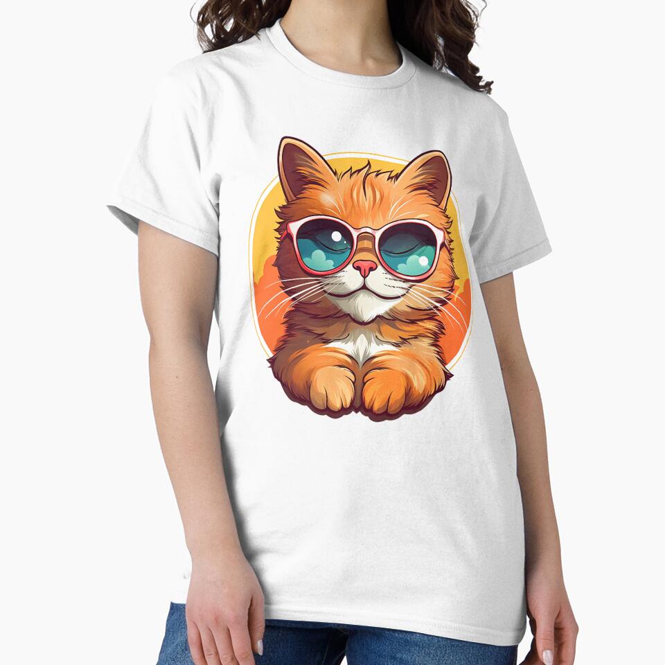 Kitten Cutie Retro Design | PNG Sublimation by JhazAineArtShop