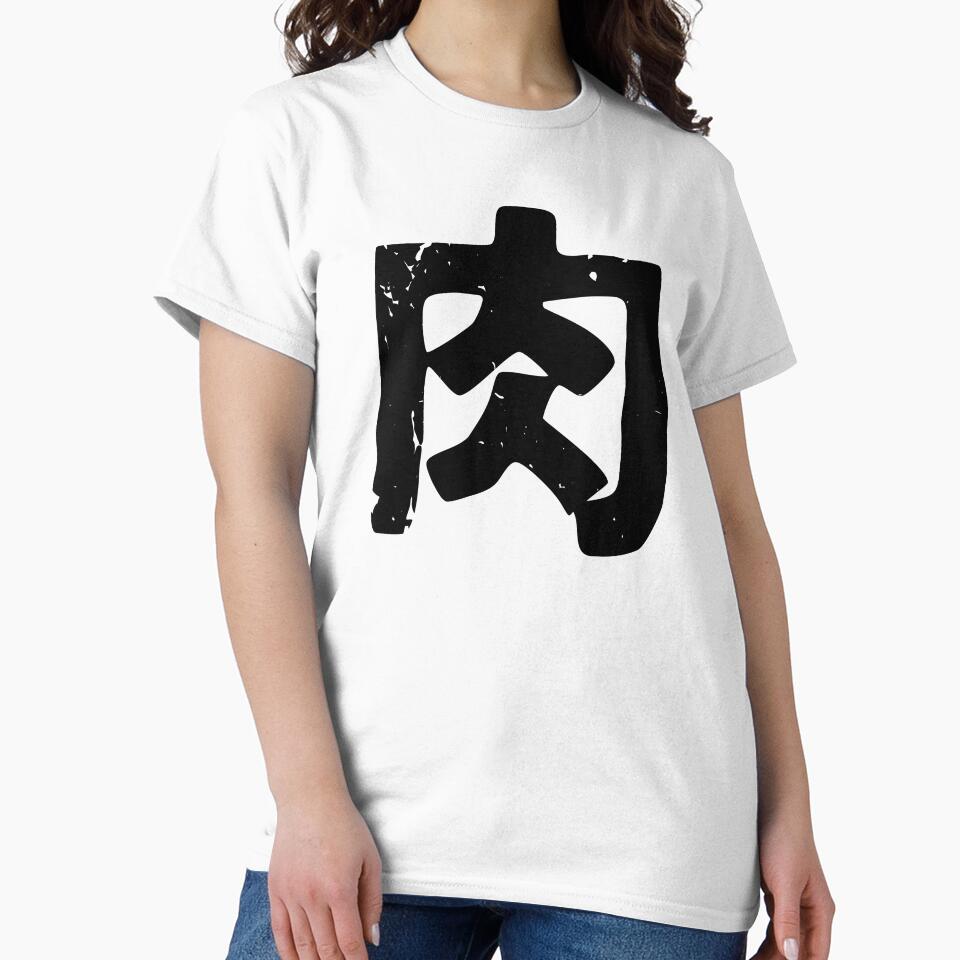 Meat (Niku) in Japanese Kanji by PsychicCatStore
