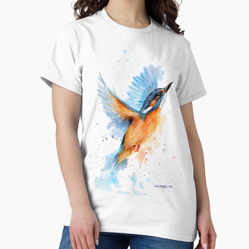 Kingfisher watercolour by sarahstribb