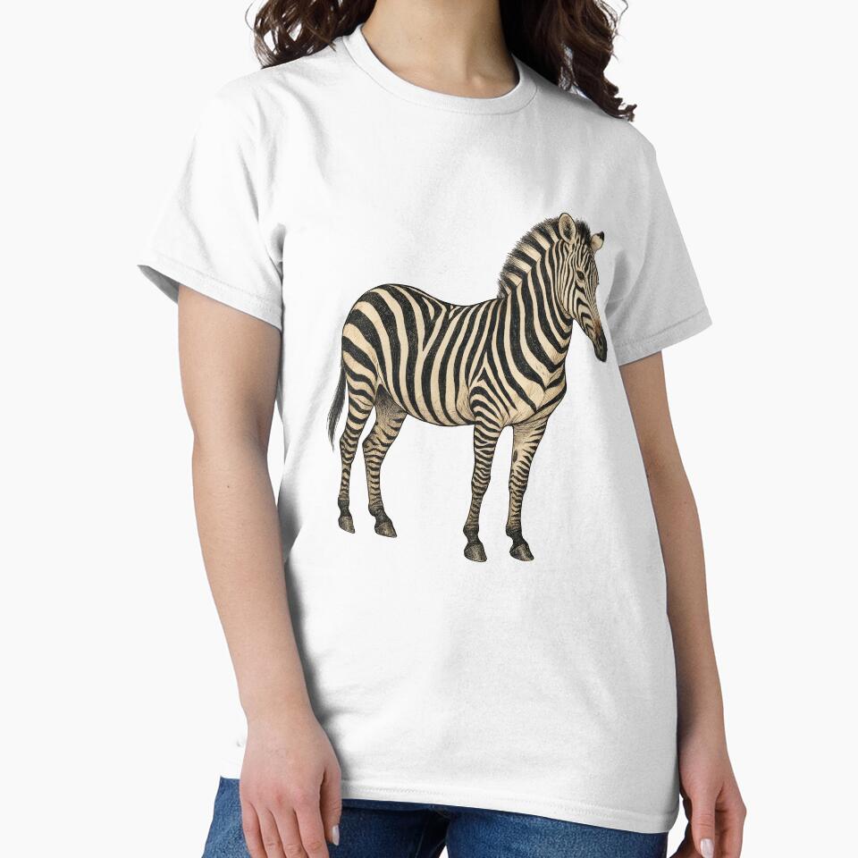 Striped Zebra Illustration by jdz031
