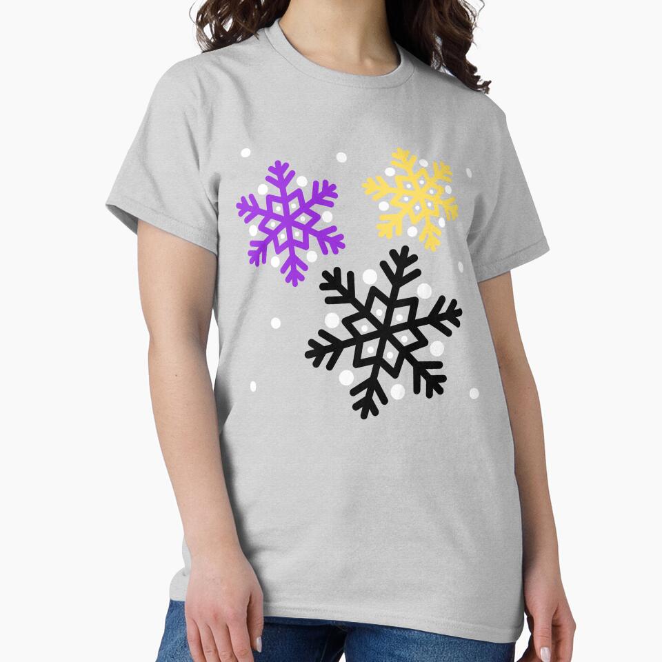 Non-Binary Snowflakes AOP by VirtualFaries