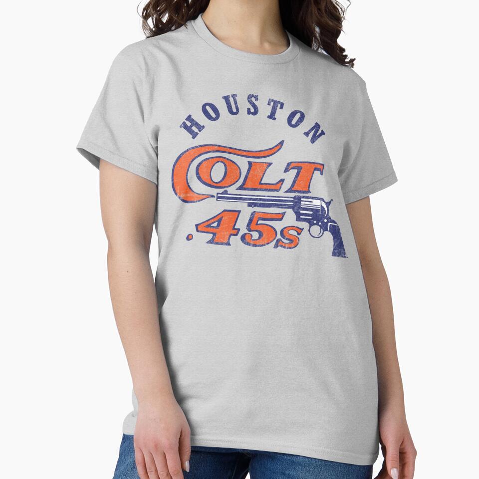 Houston Colt 45 Vintage Logo by Alema Art