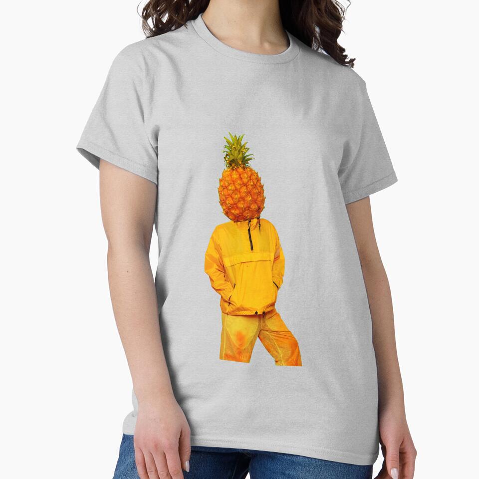 Pop Art Retro Pineapple Shell Suit Man by SoNifty