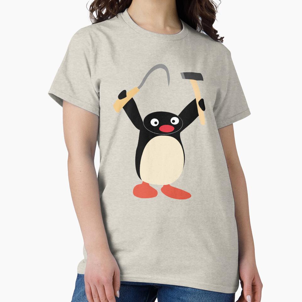Communist Pingu Hammer and Sickle meme by gabyshiny