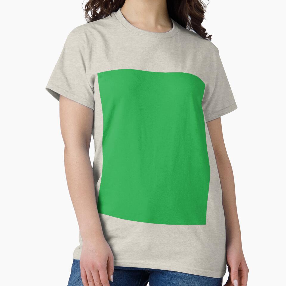 Plain Solid Color Green Vivid Green Medium Green by mimihuang creations