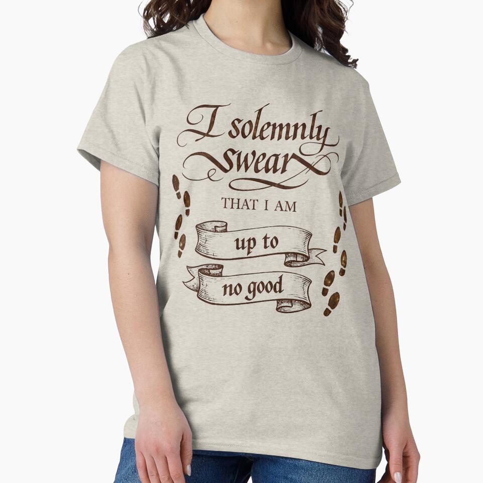 I Solemnly Swear – Mischief Oath Typography by agearb