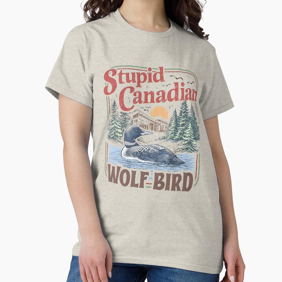 Stupid Canadian Wolf Bird , Funny Animal Heated Rivalry by GesanoSchuza