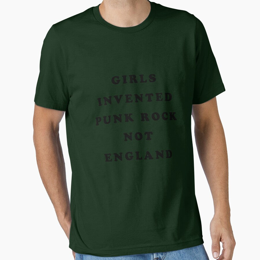 Girls Invented Punk Rock Not England by Yipptee Shirts