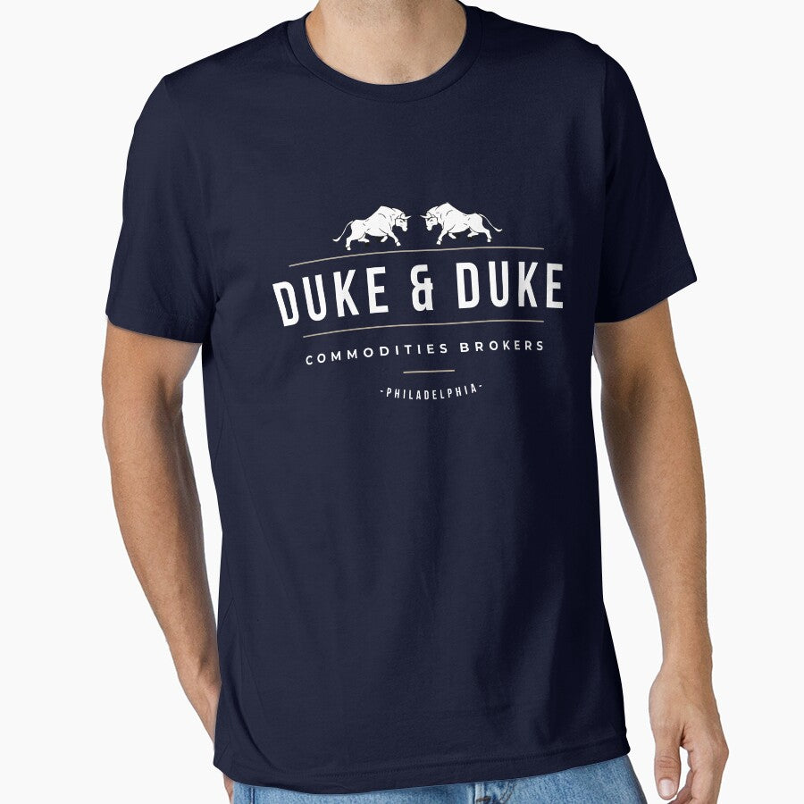 Duke & Duke - Commodities Brokers - modern vintage logo by Primotees