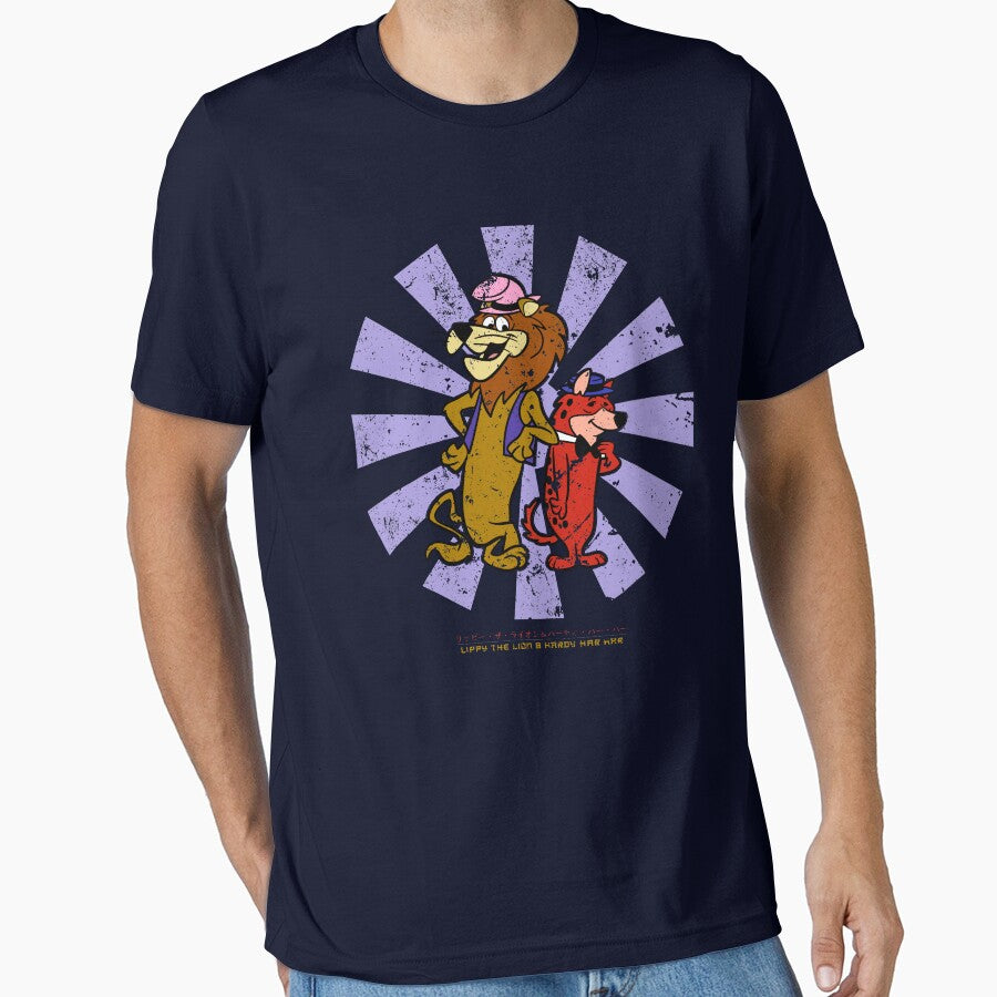 Lippy The Lion And Hardy Har Har Retro Japanese by Nova5