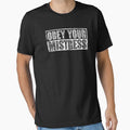 Obey Your Mistress - Vintage Look Text by Whimsical  Thinker