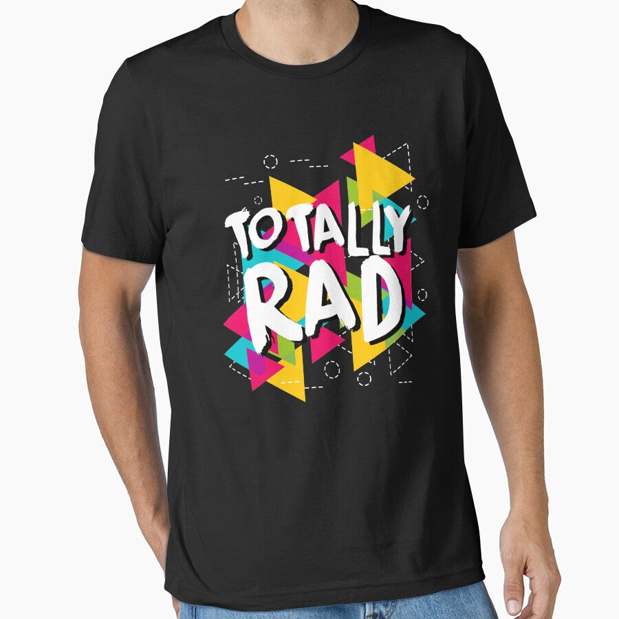 Totally Rad | 80s theme gift | 80s neon tshirt | rad dad shirt | 80s dad | retro graphic tee | eighties party | 80s theme party | retro graphic tshirt by Kreature Look