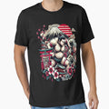 Cherry Blossom Sumo Power – Ukiyo-e Warrior with Mt Fuji by ArtFreshStudio