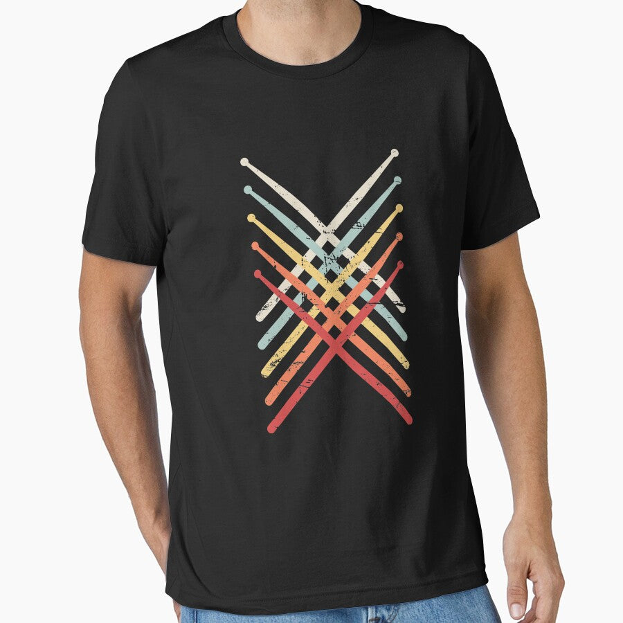 Retro Vintage Drumsticks |Design For Drummers by Jam Jar