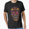 Day of the Dead Sugar Skull Dark by Dina June