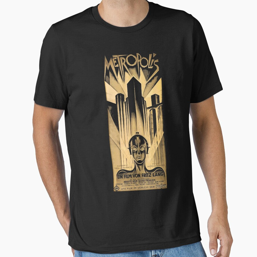 Metropolis vintage poster - Fritz lang Movie by Le-Freak