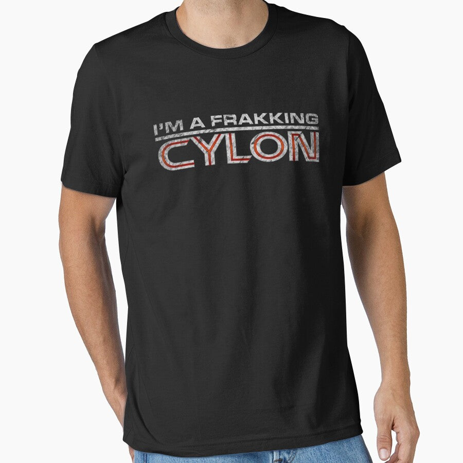 I'm a Frakking Cylon (Grunge) by justinglen75