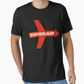 Swissair - airline - luggage by moondrawsstuff