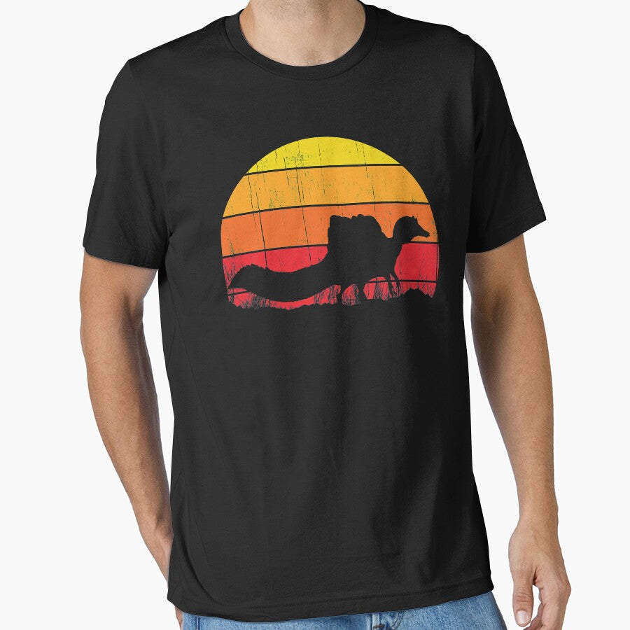 Vintage Retro Spinosaurus Dinosaur Accurate 2020 Design by mBshirts