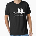 Attempted Murder Funny Crow Bird T-shirt (white text) by BirdWorksRI