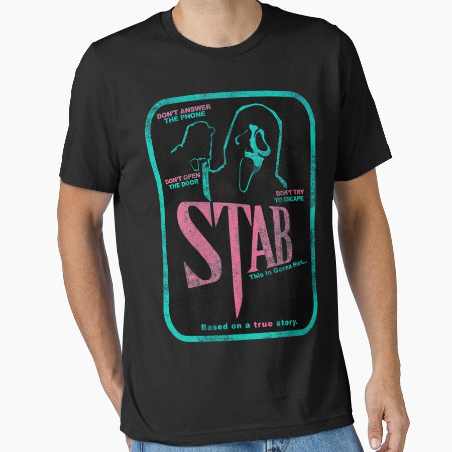 Stab (Vintage Style Horror) Classic T-Shirt by StanislavUtelba