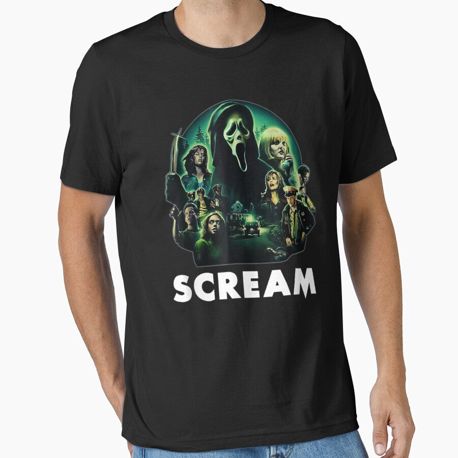 Scream Ghostface Creepy Halloween 80s Horror Movie Classic by georgebuckart