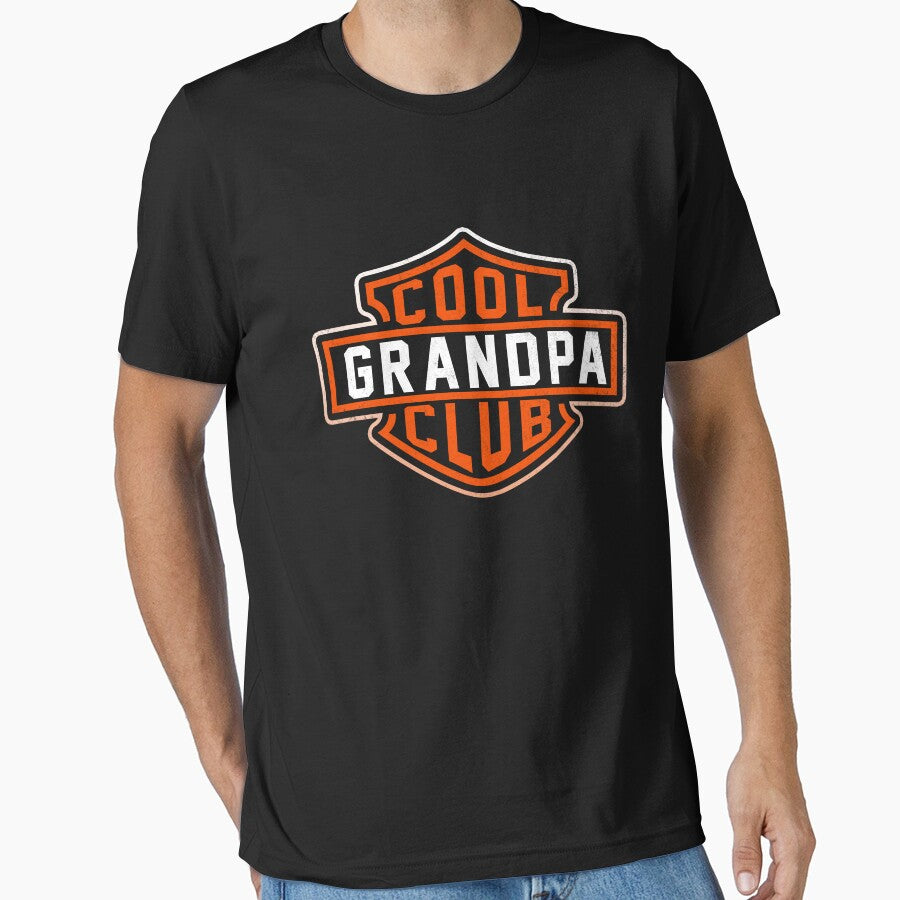 Cool Grandpa Club Vintage Funny Men Dad Grandpa Fathers Day by FernaRoje