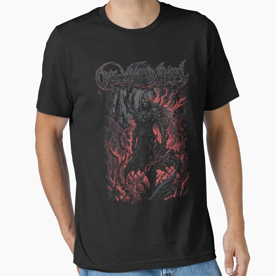 One Winged Angel Dark Art by Tokyo Retro