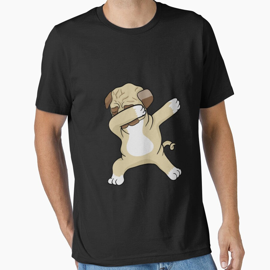Cute Dabbing Pug Dog Owner Furbaby Pet Canine Animal Lover Breeder Dab by VollLaser