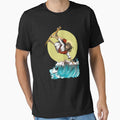 Jesus Surfing Christian Cross Funny Surfer by Dressed For  Duty