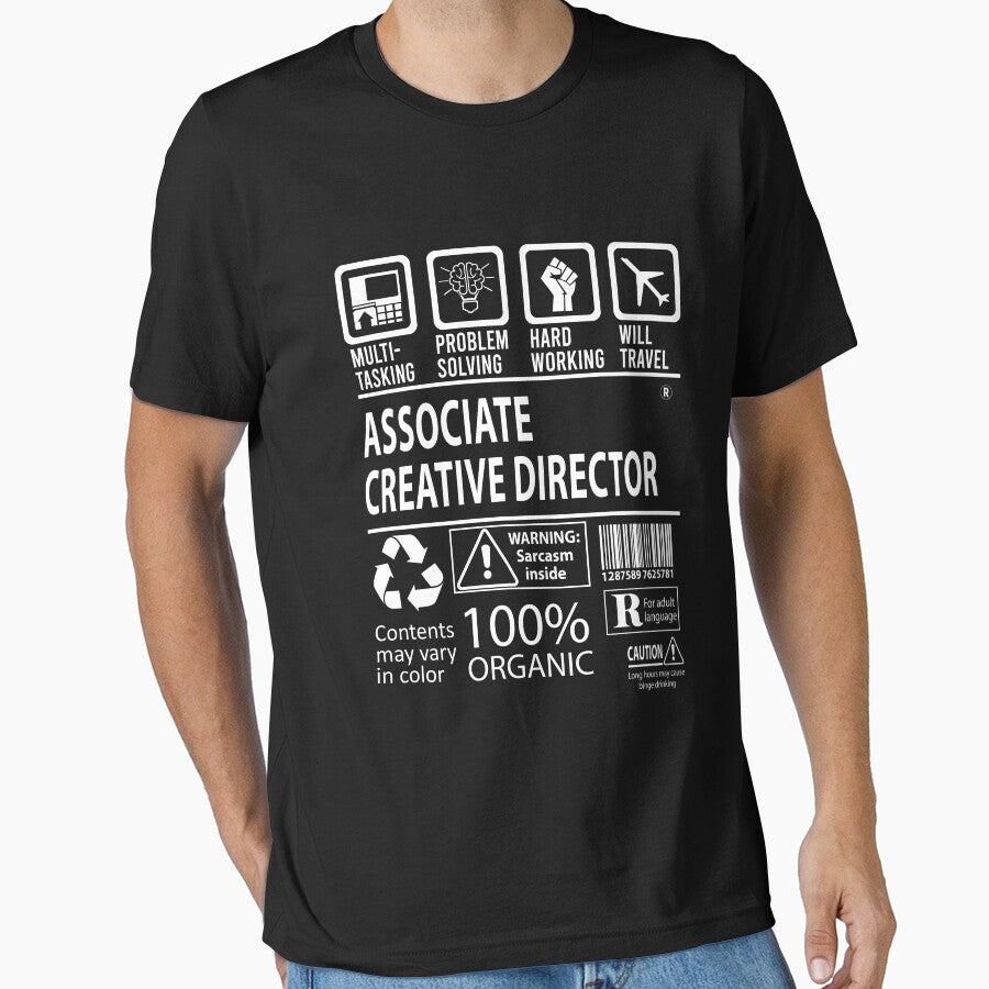 Associate Creative Director T Shirt - MultiTasking Certified Job Gift Item Tee by oslandefren