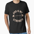 God Is My Strength Cute God Is Rock Gym Gift by Minoloinan