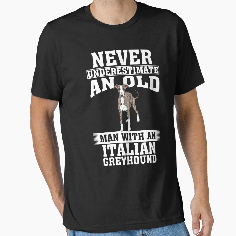 Never Underestimate an Old Man with Italian Greyhound by CosmoKitsch