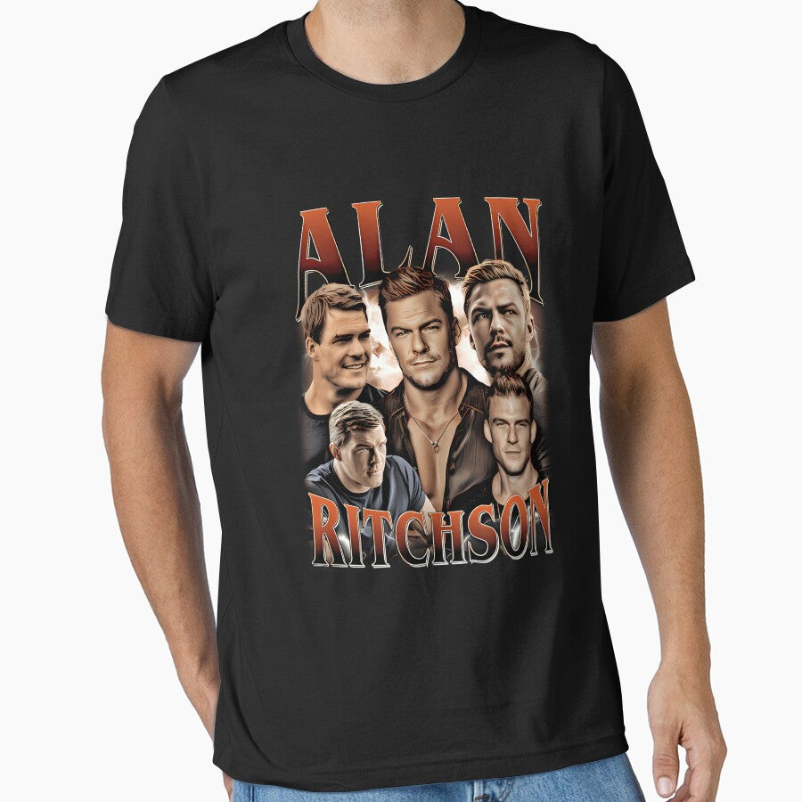 Alan Ritchson actor Vintage by Babyloniadesign