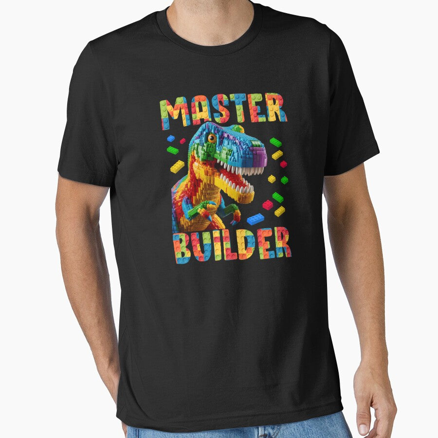 Master Builder Bricks Blocks T-rex Dinosaur by raccoon2opossum