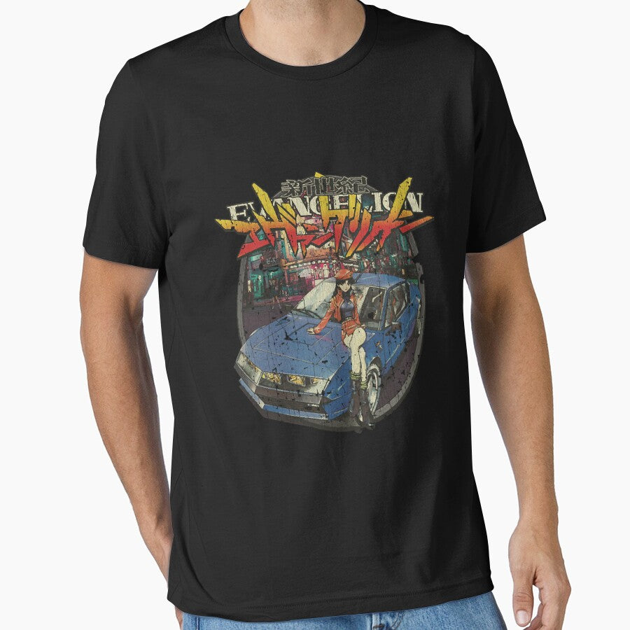 Evangelion Misato Katsuragi 1995 T-Shirt by Iadiena09