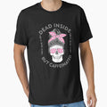 Dead Inside But Caffeinated-Skeleton T-Shirt Design - Shirt Design - Sticker Redbubble by bluehatgraphics
