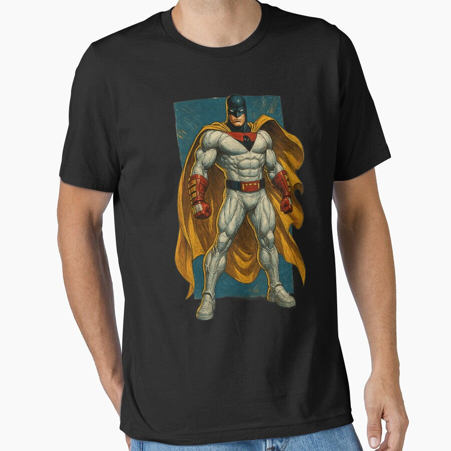 Space Ghost Superhero Cartoon Hero Illustration by Wond3rer