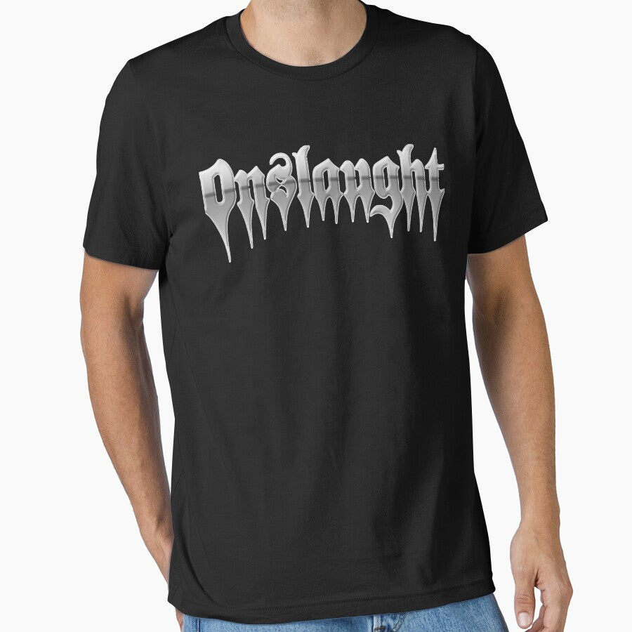 Onslaught Band Logo Premium T-Shirt by TabiusTa