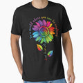 LGBTQ Rainbow Sunflower World Flower Pride Be Equality Kind by RobertEllisDC
