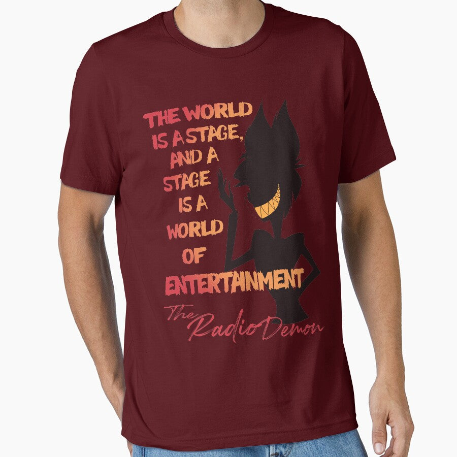 The World is A Stage! The Radio Demon ::Hazbin Hotel:: by Vixxen92