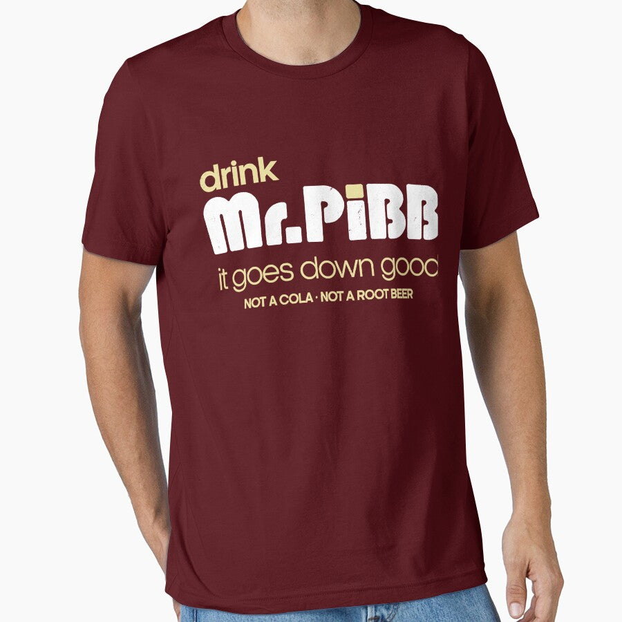Drink Mr Pibb // Vintage 80s Distressed Style by loopneck69