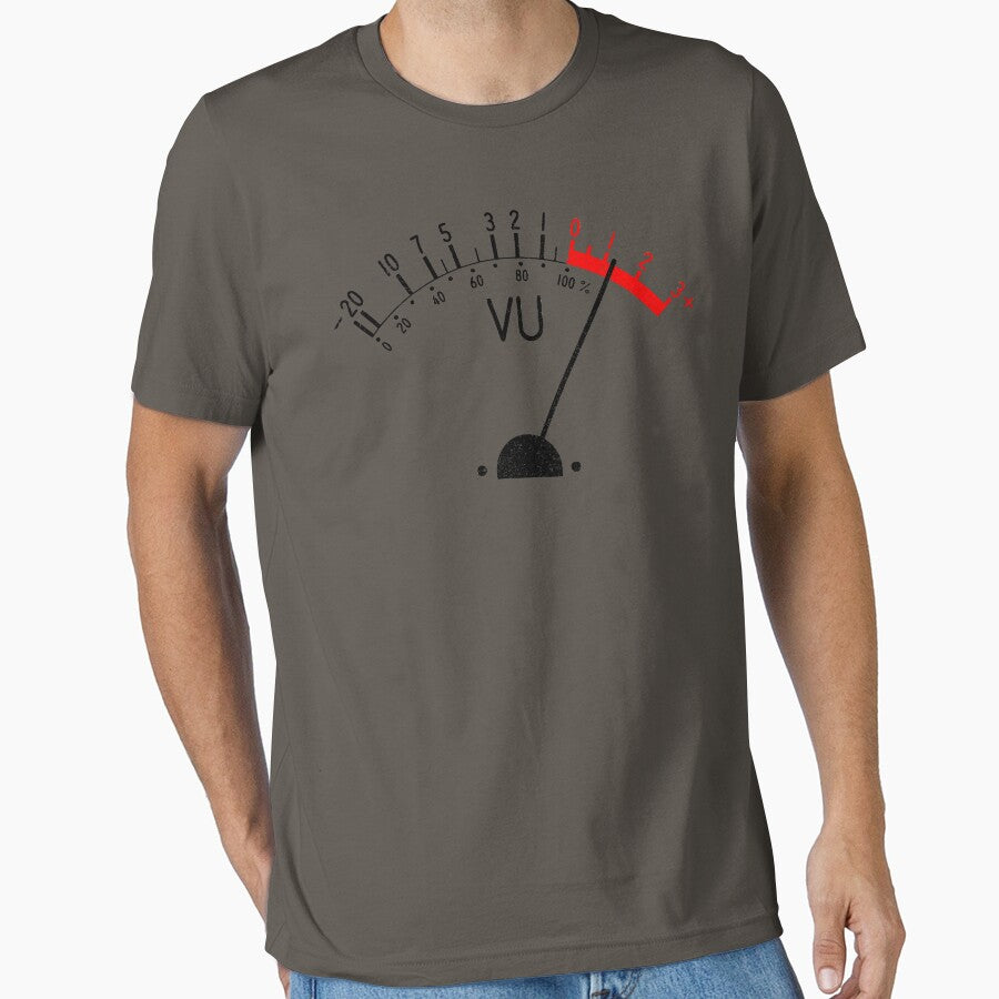 Vintage VU Meter (distressed black) by siggyspatsky