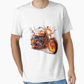 Minimalistic Motorcycle in Flames by Nextstep Design