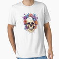 Dripping Skull and Wild Flowers by CoutureCrypt