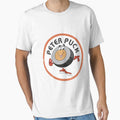Funny Peter Hockey Sport Puck Cartoon by DvareH324