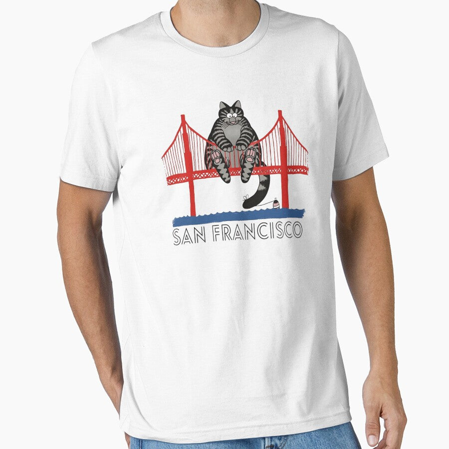 San Francisco Vintage Cat by ausketches