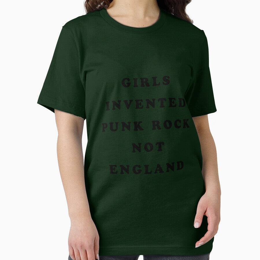 Girls Invented Punk Rock Not England by Yipptee Shirts