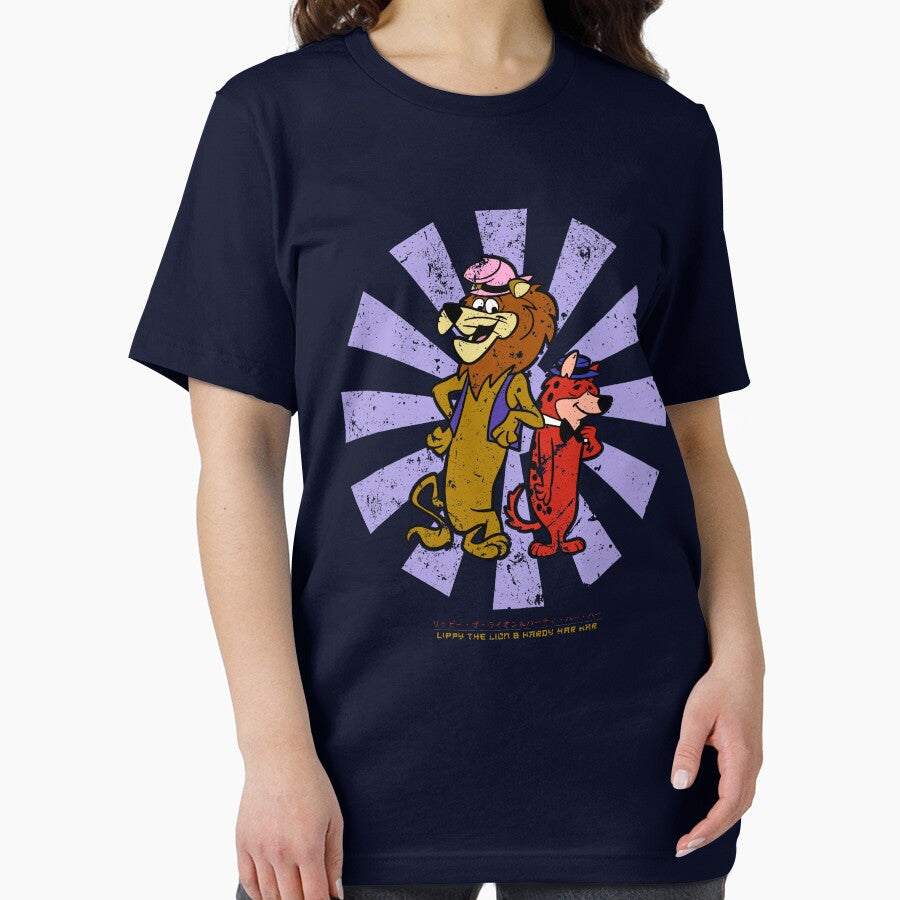 Lippy The Lion And Hardy Har Har Retro Japanese by Nova5