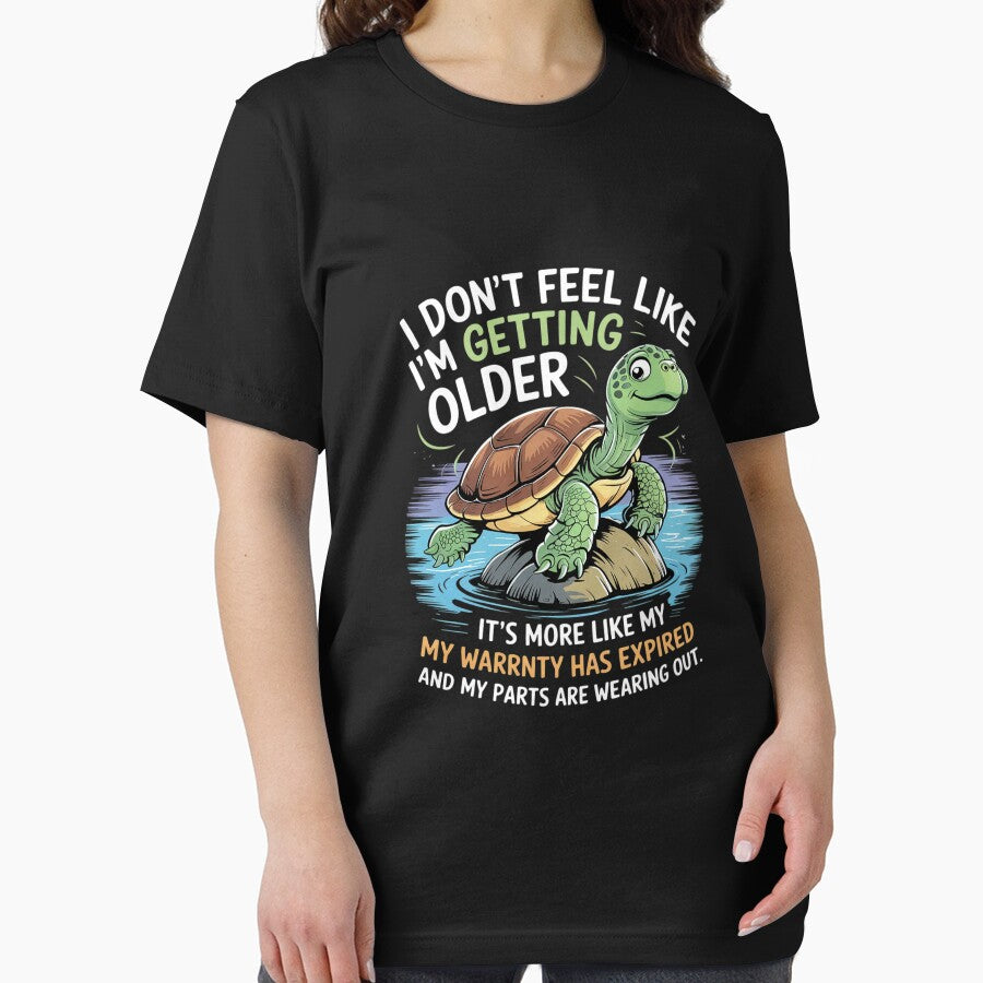 Turtle I Don't Feel Like I'm Getting Older It's More 3 by MarkLeedsArt